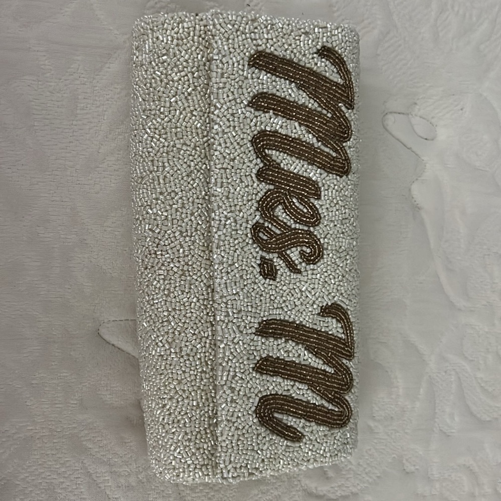 Mrs M beaded clutch island to east side
